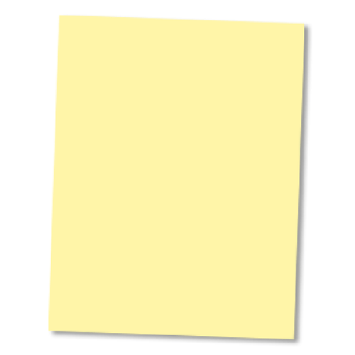 Bala A4 Laser Carbonless Middle Copy 80gsm Yellow Carbon Front and Back Ream of 500