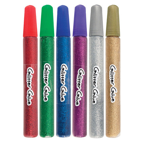 Creative School Supply Glitter Glue Pens Pack of 6