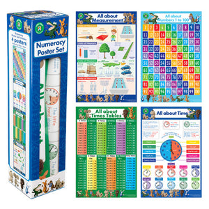 Learning Can Be Fun Numeracy Poster Box Set of 4