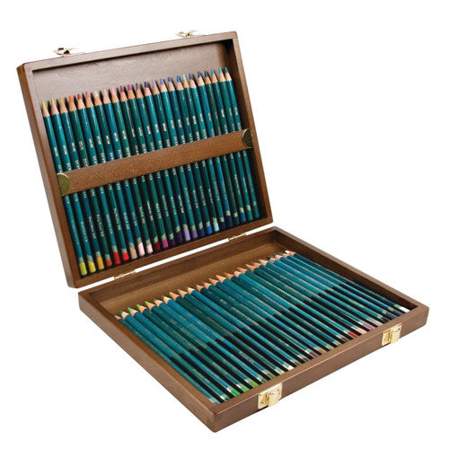 Derwent Artists Pencils Wooden Box Set of 48
