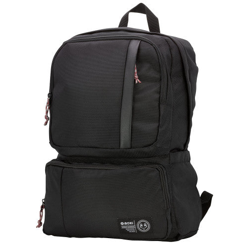 Moki rPET Series 15.6 Inch Laptop Backpack Black