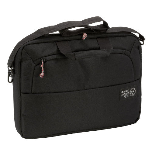 Moki rPET Series 15.6 Inch Laptop Satchel Black