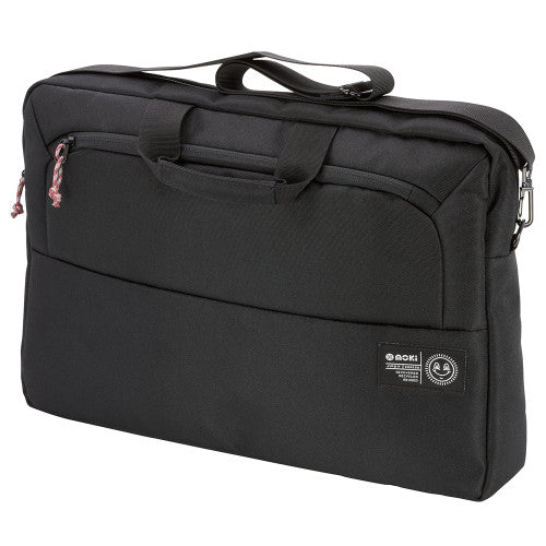 Moki rPET Series 17 Inch Laptop Satchel Black