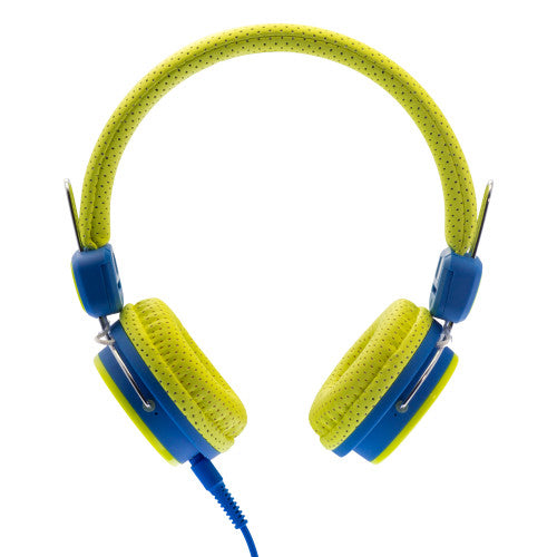 Moki Kid Safe Volume Limited Headphone Yellow Blue