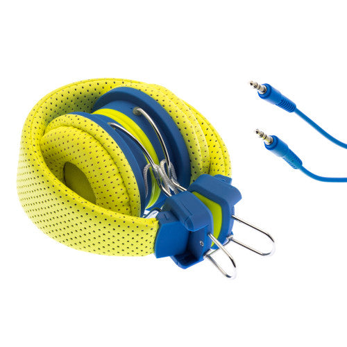 Moki Kid Safe Volume Limited Headphone Yellow Blue