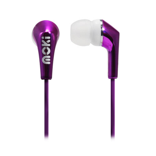 Moki Metallics Earphones Pink