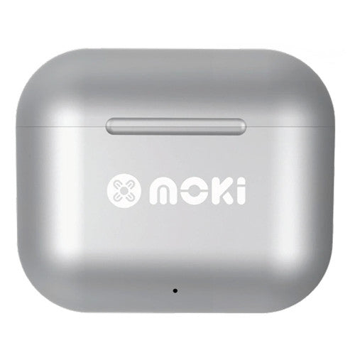 MokiPods True Wireless Stereo Earbuds Silver