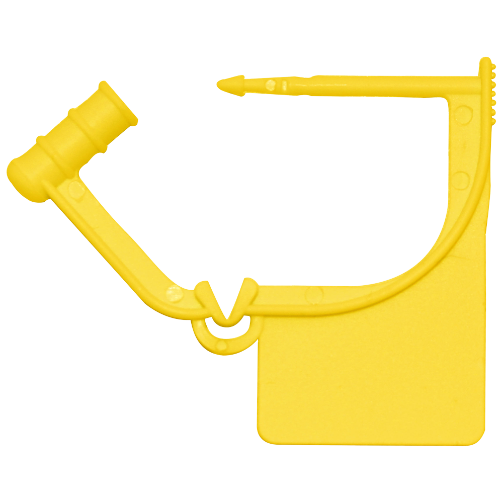 AED Cabinet Small Yellow Plastic Safety Seal tamper-evident seal for CC-25 and CC-30 AED cabinets