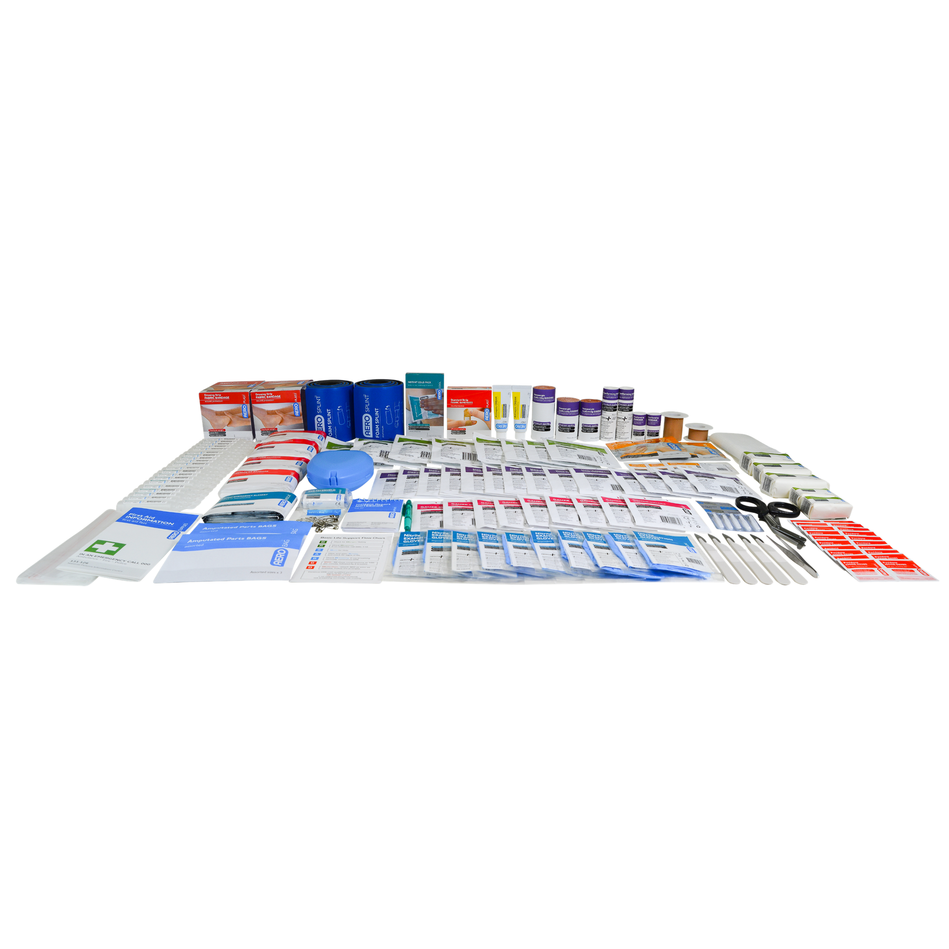 AEROCASE NAVIGATOR Scale E Marine First Aid Kit Refill showing complete consumable refill pack for NAVIGATOR Scale E marine vessel first aid kit compliance