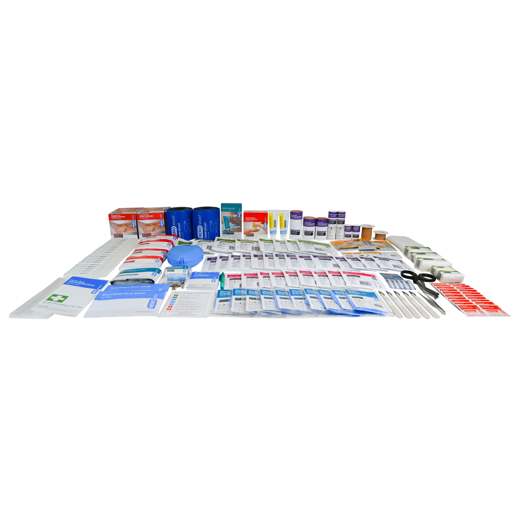 AEROCASE NAVIGATOR Scale E Marine First Aid Kit Refill showing complete consumable refill pack for NAVIGATOR Scale E marine vessel first aid kit compliance