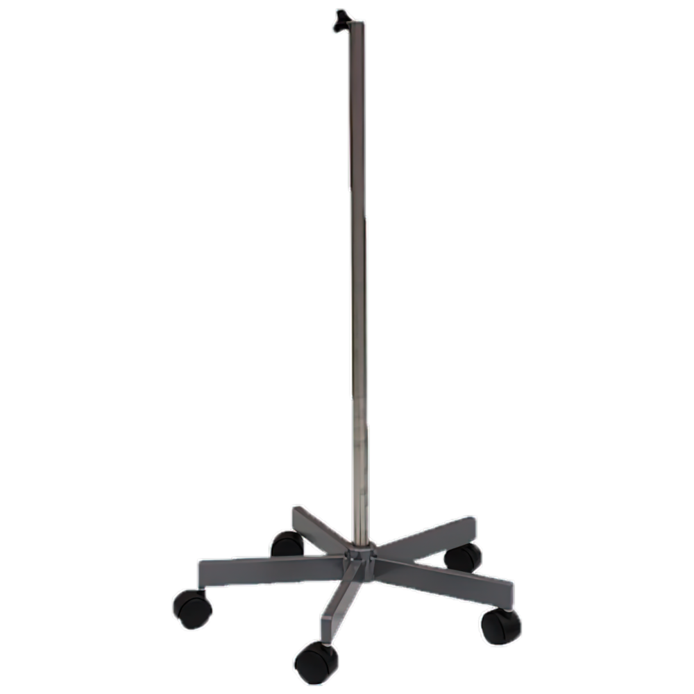 AEROINSTRUMENT Mobile Base for Magnifying Lamp showing heavy-duty wheeled floor stand base for clinical magnification lamp flexible positioning in treatment rooms