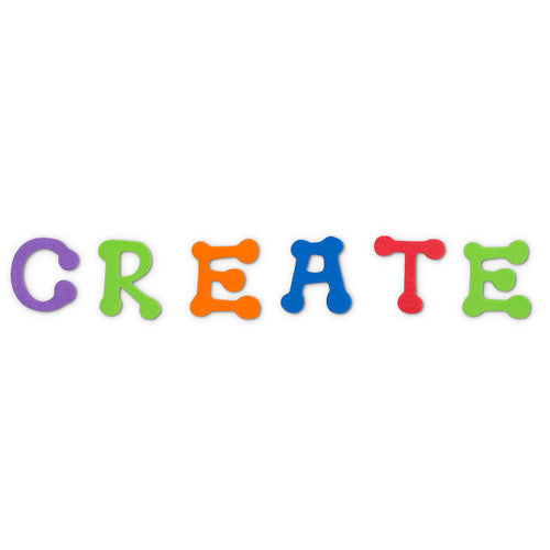 Educational Colours Adhesive Foam Letters 60g