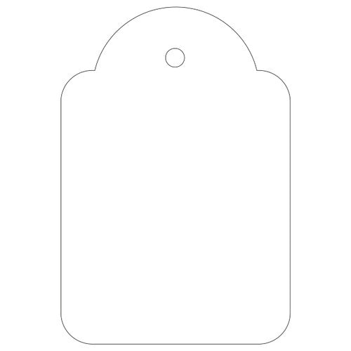Box of 500 Apli strung tickets 36x53mm for pricing and product labelling