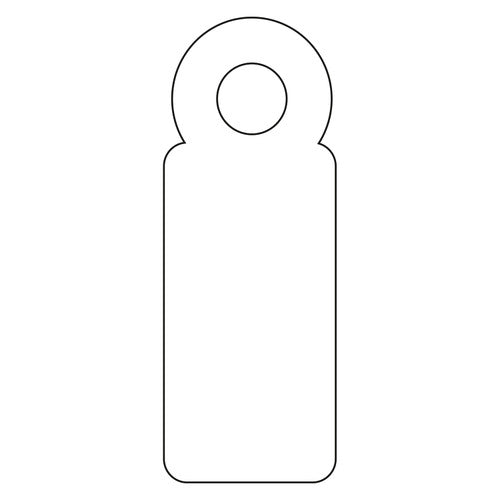 Box of 1000 APLI strung tickets 7x19mm suitable for price labelling and product identification