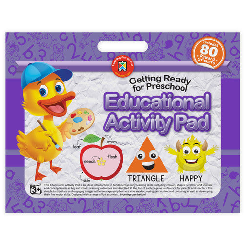 Learning Can Be Fun Educational Activity Pad Preschool