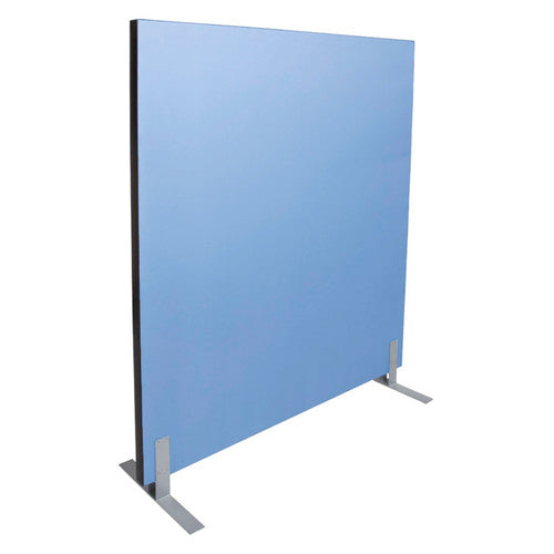 Rapidline Free Standing Acoustic Screen 1500 x 50 x 1500mm Blue Upholstery