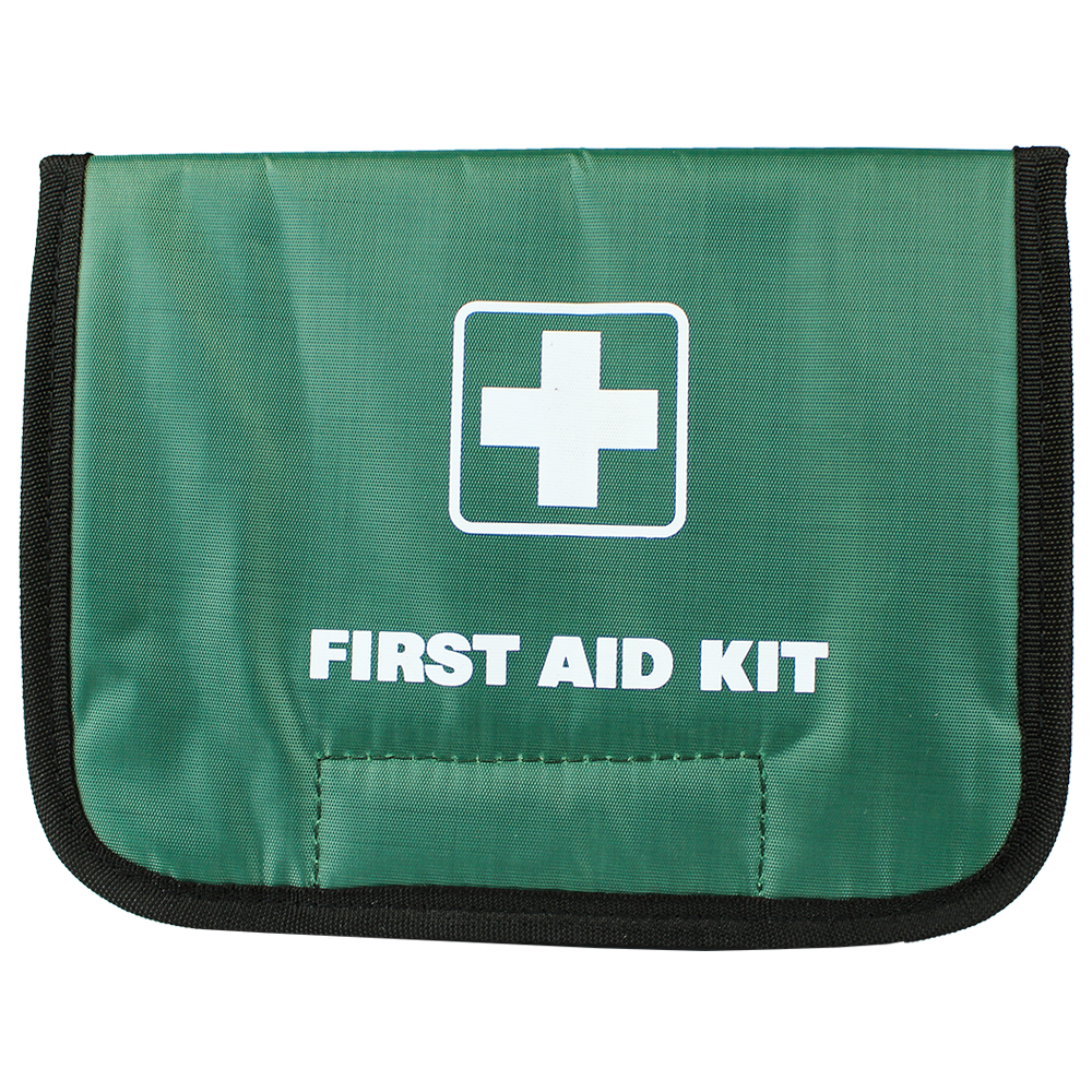 AeroBag Green Fold-Over First Aid Bag 21.5x4.5x15.5cm compact personal first aid bag