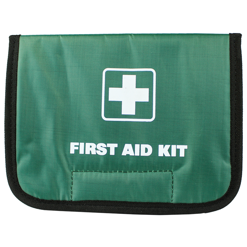 AeroBag Green Fold-Over First Aid Bag 21.5x4.5x15.5cm compact personal first aid bag