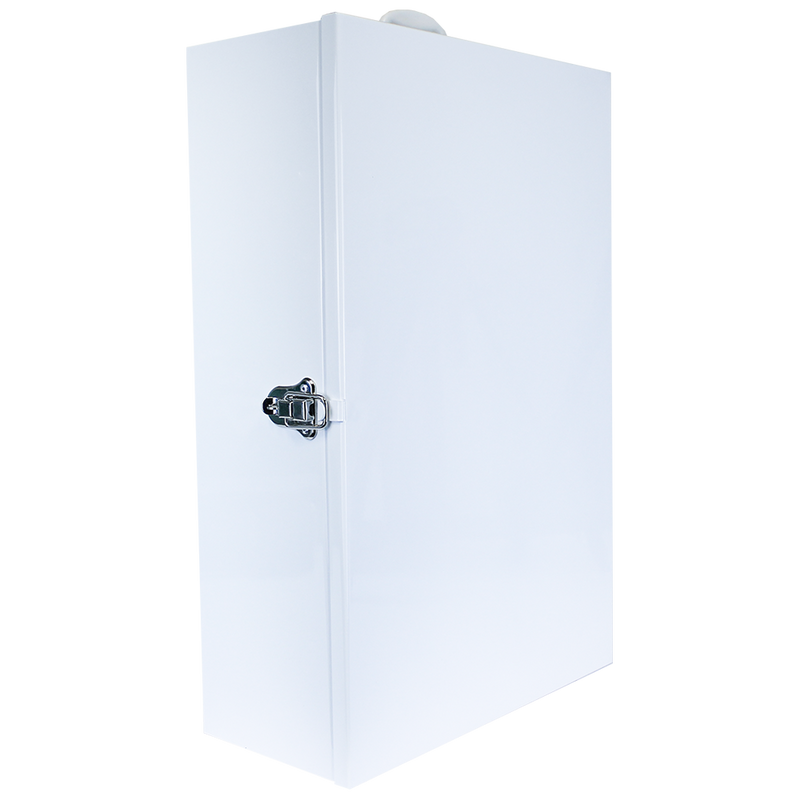 AeroCase Large Metal Cabinet 41 x 61 x 18cm robust wall-mountable metal first aid cabinet
