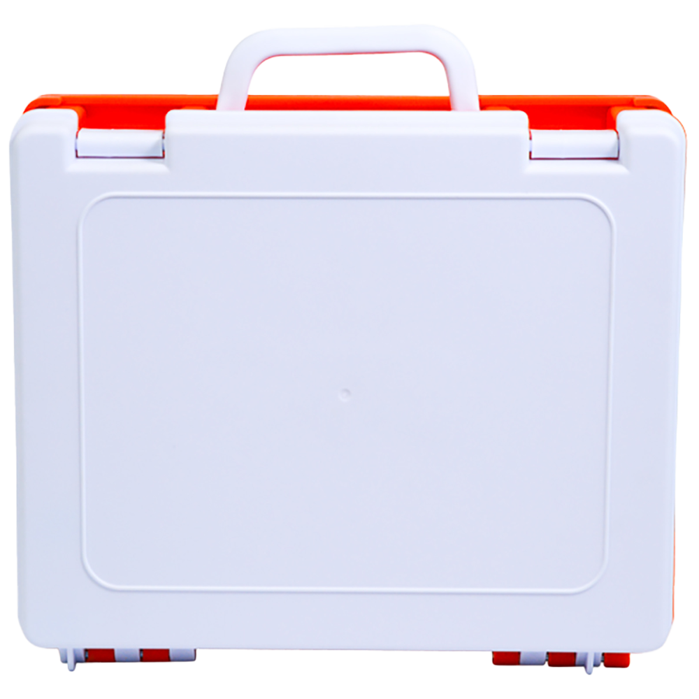 AeroCase Medium White Orange Rugged Case 27.5x23.5x9cm rugged first aid case