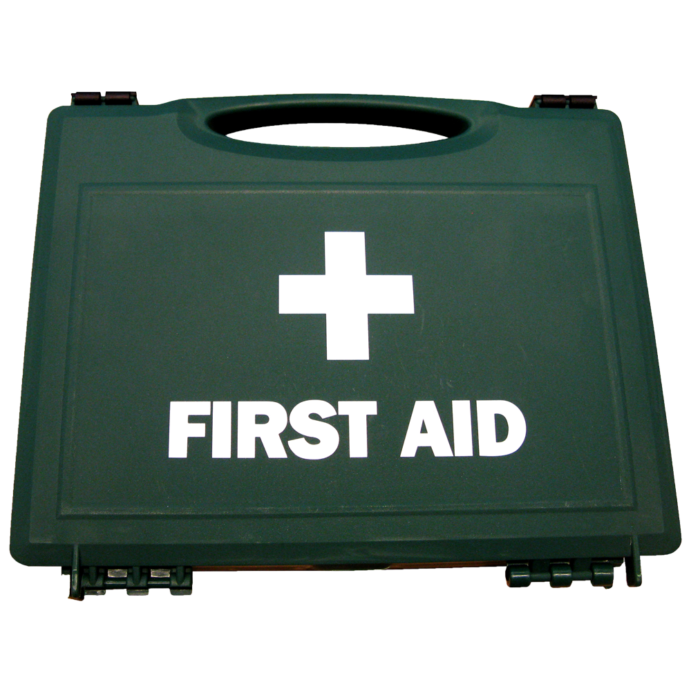 AeroCase Small Green Plastic Case 27 x 20 x 4cm lightweight economy first aid case for compact kit storage