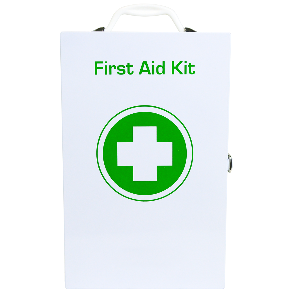 AeroCase Small Metal Cabinet 24x38x12cm tall narrow metal first aid cabinet
