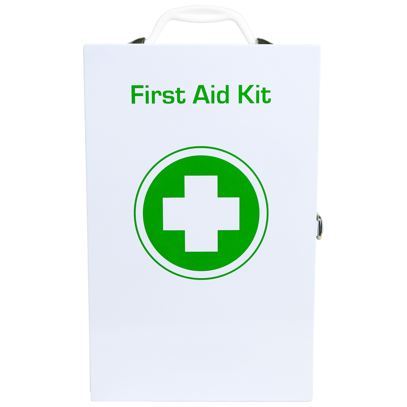 AeroCase Small Metal Cabinet 24x38x12cm tall narrow metal first aid cabinet