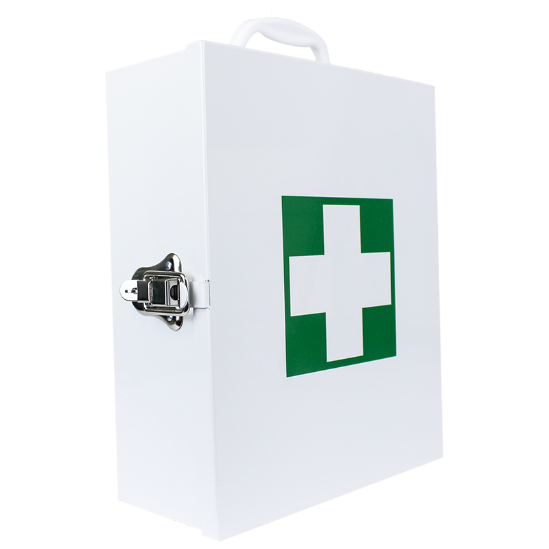 AeroCase Small Metal Cabinet 25x31x12cm compact metal first aid cabinet wall mounted