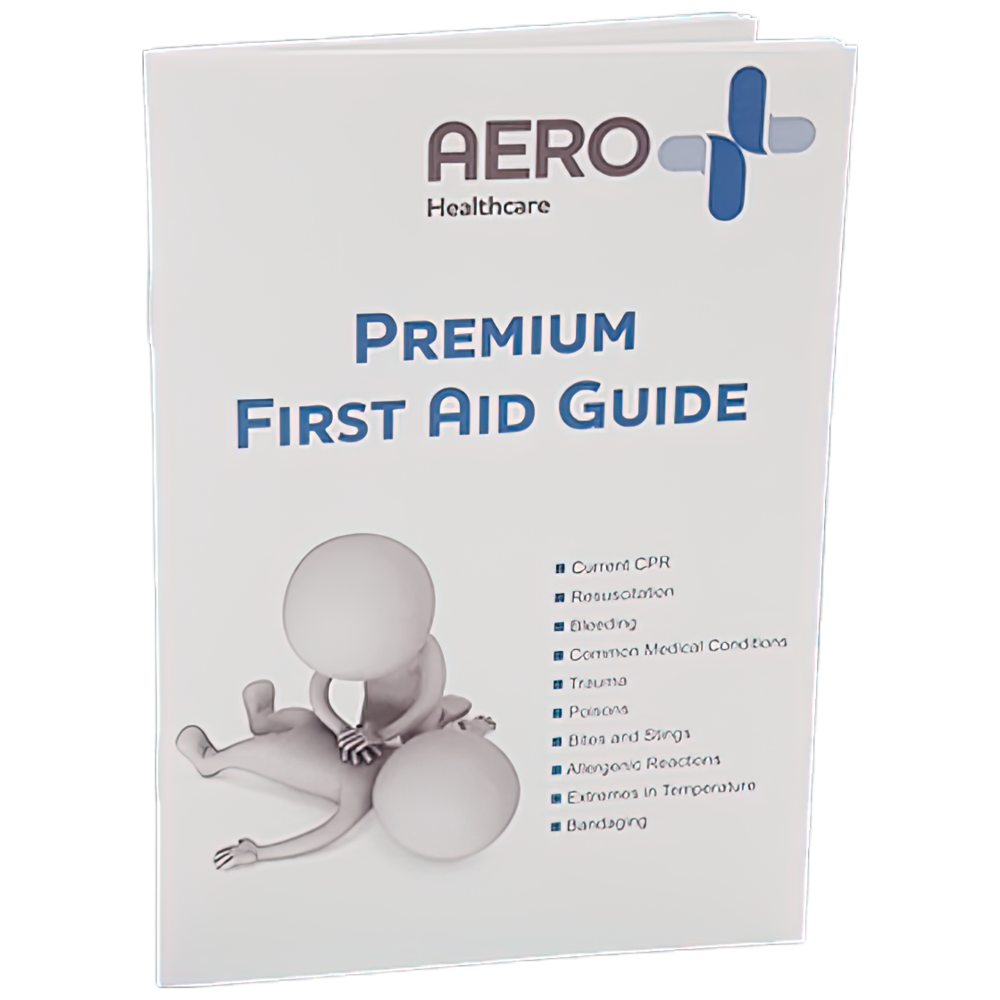 AeroGuide First Aid Booklet 32-page comprehensive first aid reference guide