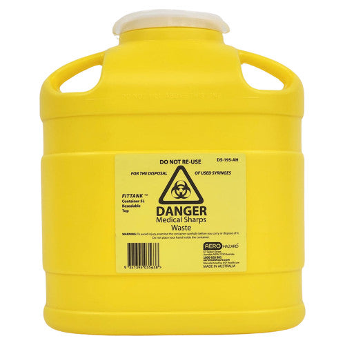 AeroHazard Sharps Disposal Container 5L - image 1