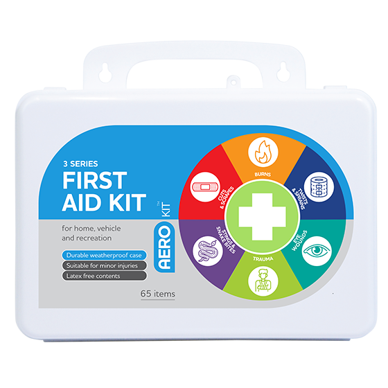AeroKit 3 Series Plastic Waterproof First Aid Kit 25x8x17cm compact waterproof kit