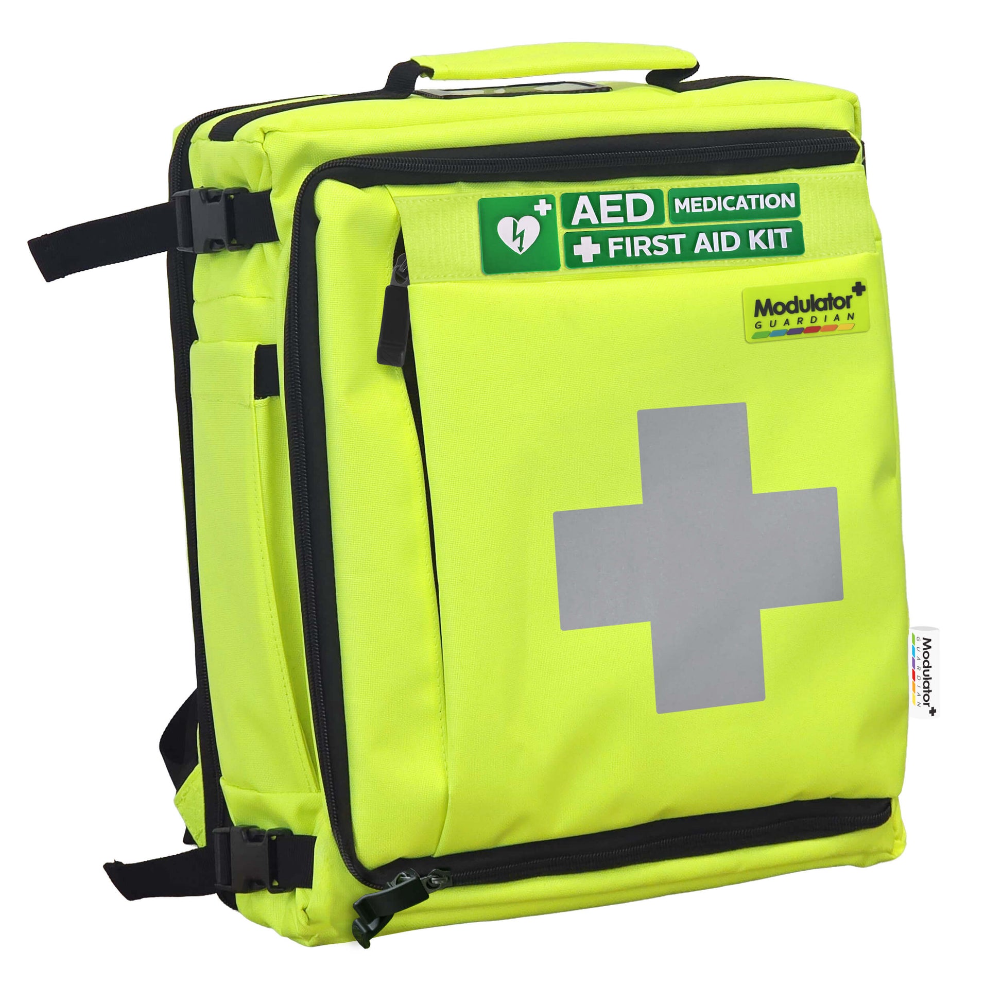 AeroKit Modulator First Aid Kit Backpack 44 x 37 x 24cm modularly organised first aid backpack for workplace and industrial first aid
