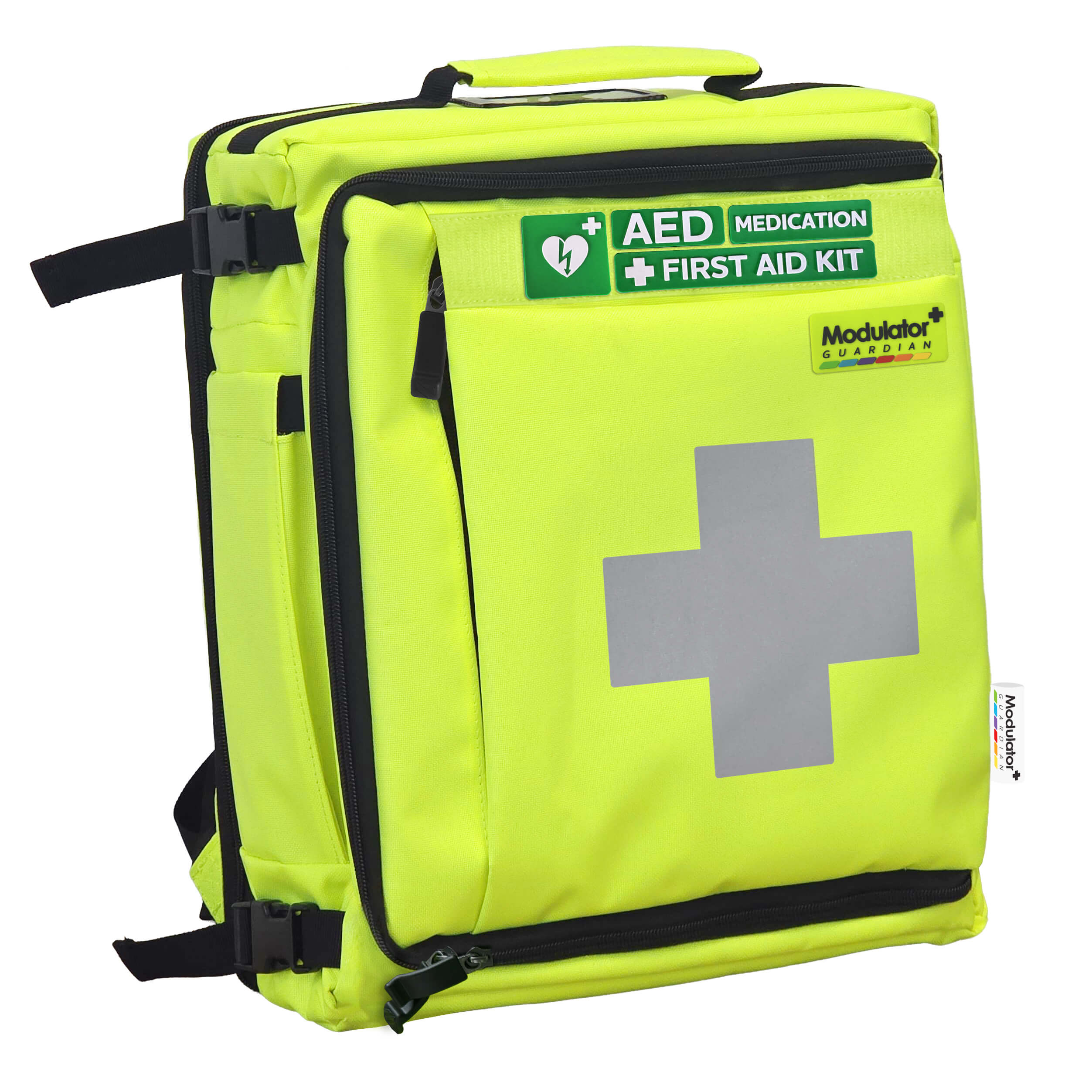 AeroKit Modulator First Aid Kit Backpack 44 x 37 x 24cm modularly organised first aid backpack for workplace and industrial first aid