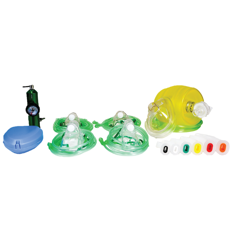 AeroKit Regulator Oxygen Resuscitation Refill Pack replacement consumables for oxygen resuscitation kit restocking