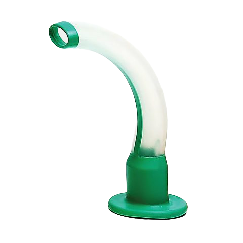 AeroRescue Green Sterile Guedel Airway Size 2 ISO 8.0 single-use OPA for small adult patients