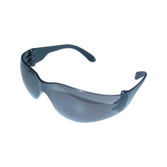 AeroShield Smoked Safety Glasses polycarbonate smoked lens for UV and glare protection