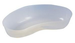 AeroSupplies Disposable Clear Plastic Kidney Dish 700mL 230mm large single-use kidney dish