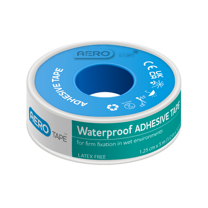 AeroTape Waterproof Adhesive Tape 1.25cm x 5m strong waterproof dressing fixation tape