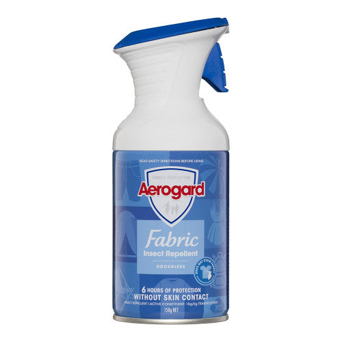 Aerogard Odourless Fabric Mosquito Repellent Spray 150g - pack of 6 cans for fabric and clothing protection