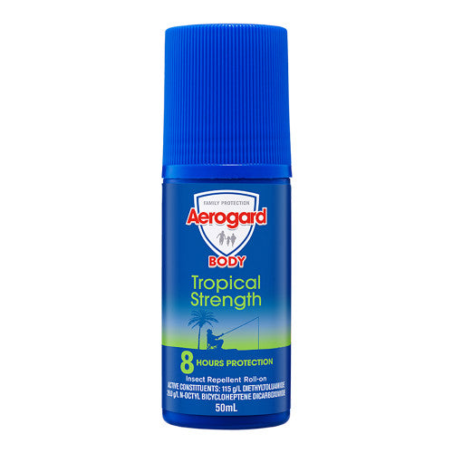 Aerogard Tropical Strength Insect Repellent Roll On 50ml, bulk pack of 72 units
