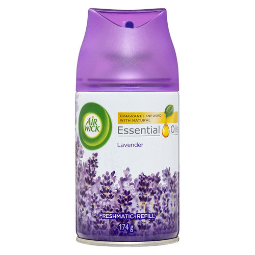 Air Wick Freshmatic Essential Oil Lavender Refill 174g - pack of 6 automatic spray fragrance refills