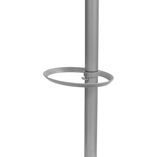 Side profile view of the Alba Festival Coat Rack showing 187cm height