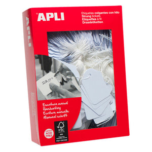 Apli Handwriting Strung Tickets 28 x 43mm Box of 500 - image 1