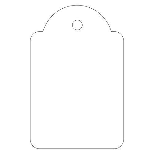 Apli Handwriting Strung Tickets 28 x 43mm Box of 500 - image 2