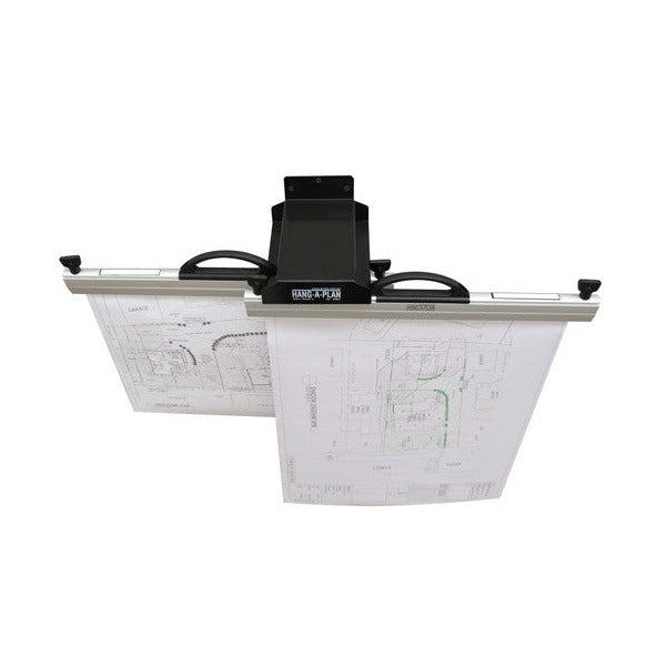 Close-up of Arnos D064 height-adjustable wall rack mounting detail