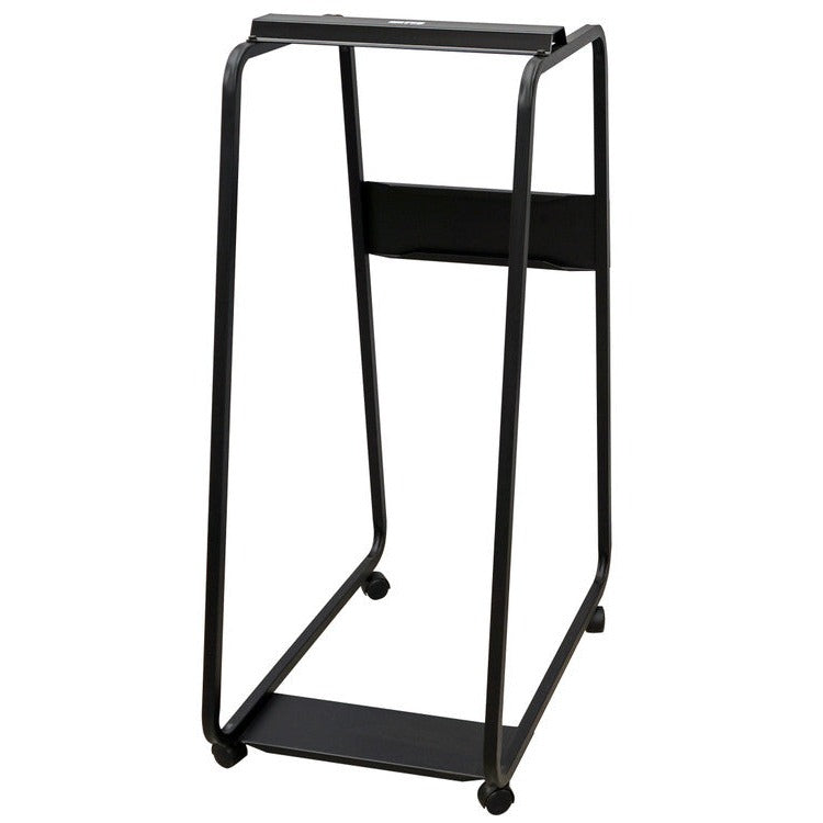 Arnos D060 A0 front loader trolley with satin black powder-coated steel frame