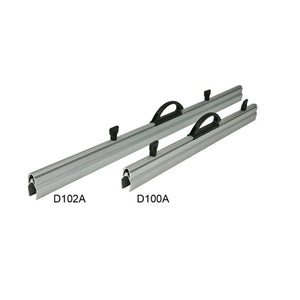 Arnos D100A Hang-A-Plan A1 General Plan Binder in silver with anodised aluminium clamp and carry handle