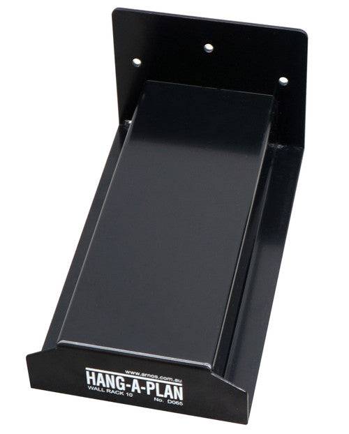 Arnos D065 Hang-A-Plan Front Loader Wall Rack mounted on wall