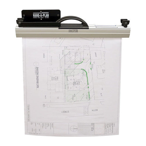 Front view of the Arnos D063 wall rack showing front-load binder access