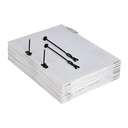 Arnos F450B Polypost all-plastic paper binders bulk box of 500 units